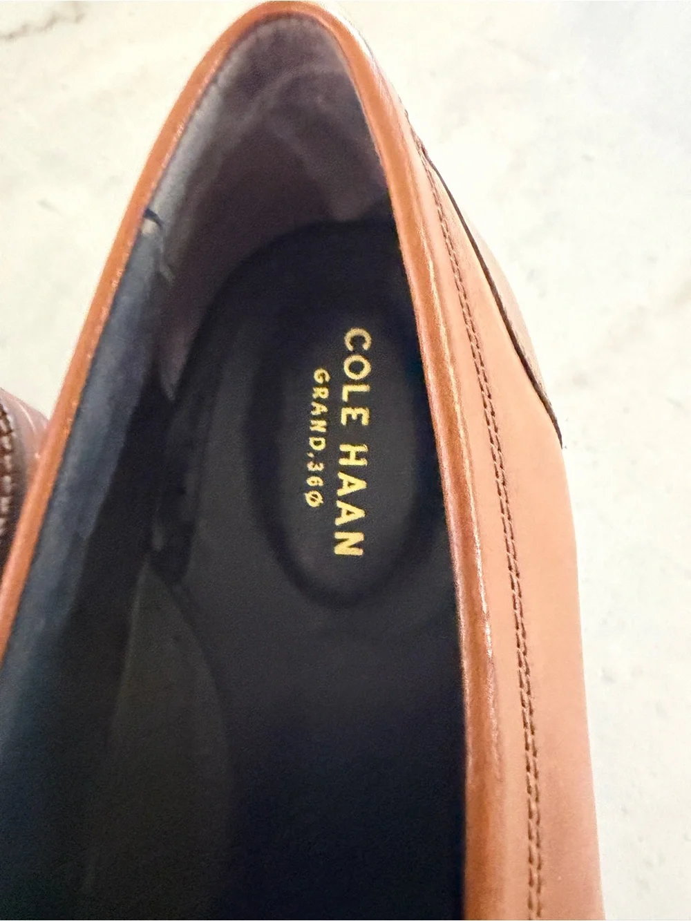 Cole Haan Brown Leather Penny Loafers 9.5M